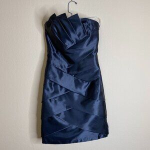 vintage jessica mcclintock strapless dress